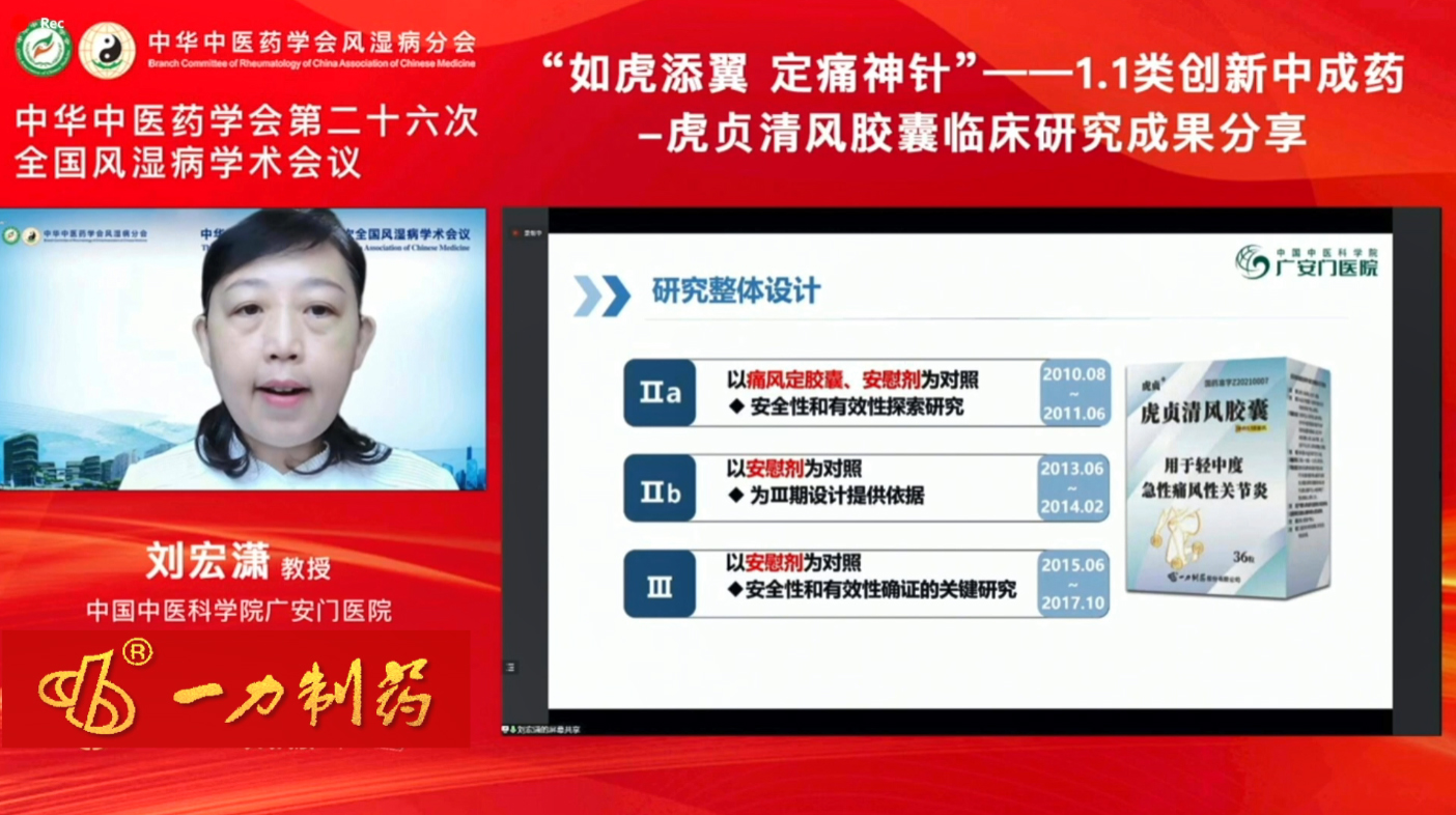 十年磨剑，玉汝于成——中华中医药学会权威专家详解首个1.1类抗痛风创新中成药虎贞清风胶囊